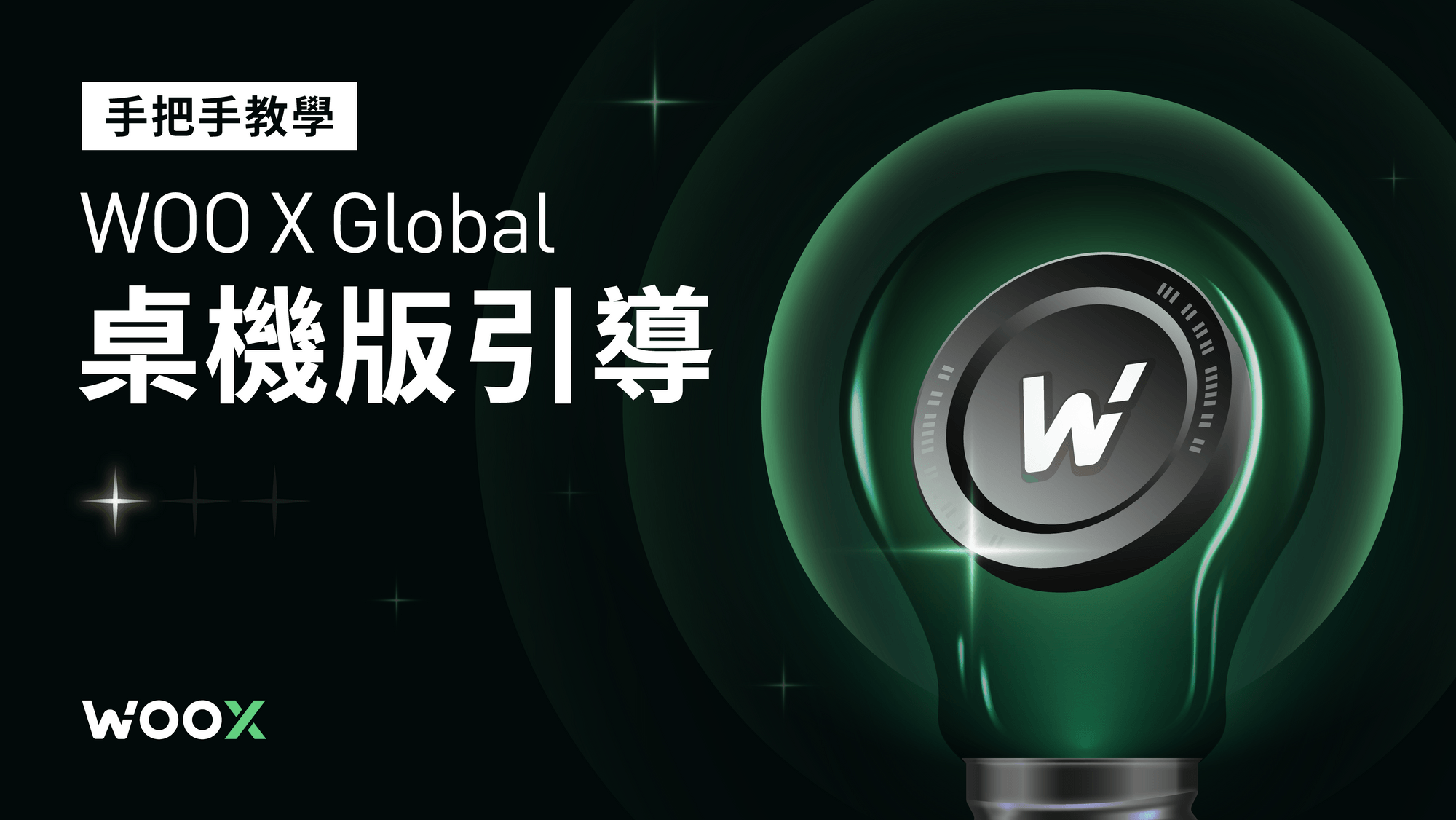 手把手教學 — WOO X Global 桌機版引導