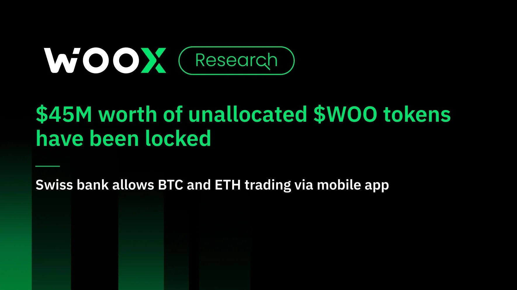 價值 4,500 萬美元的未分配 $WOO 代幣已被鎖定