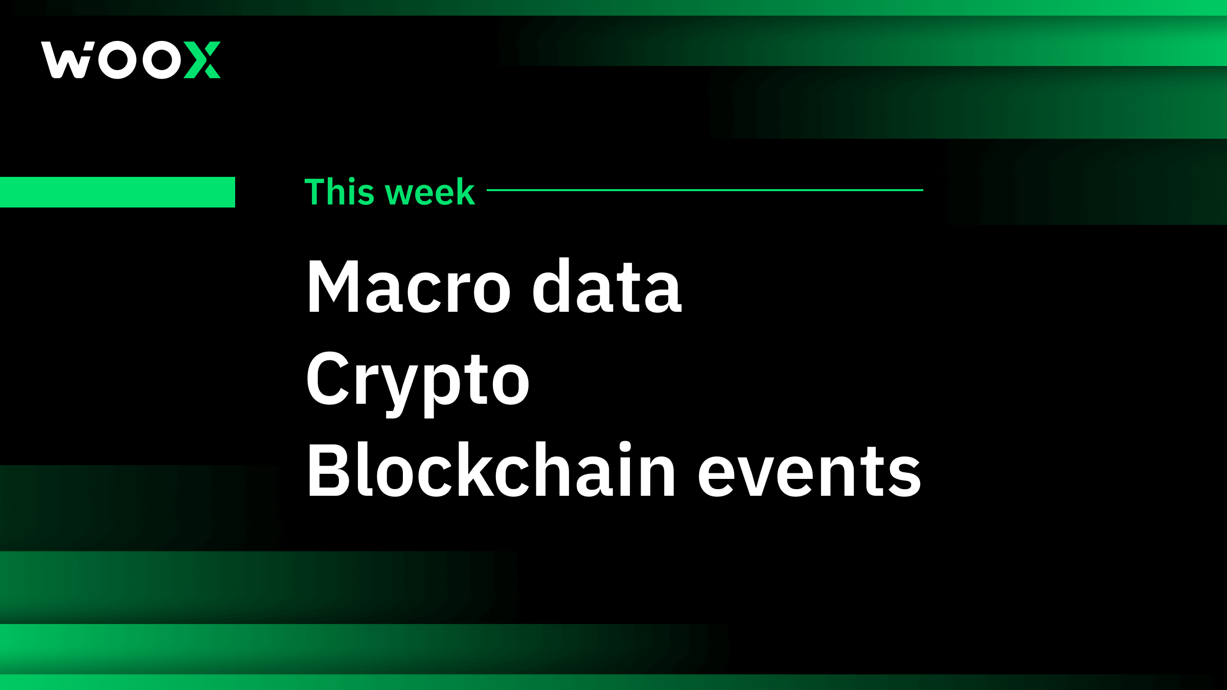 Crypto Monday: Weekly market prep