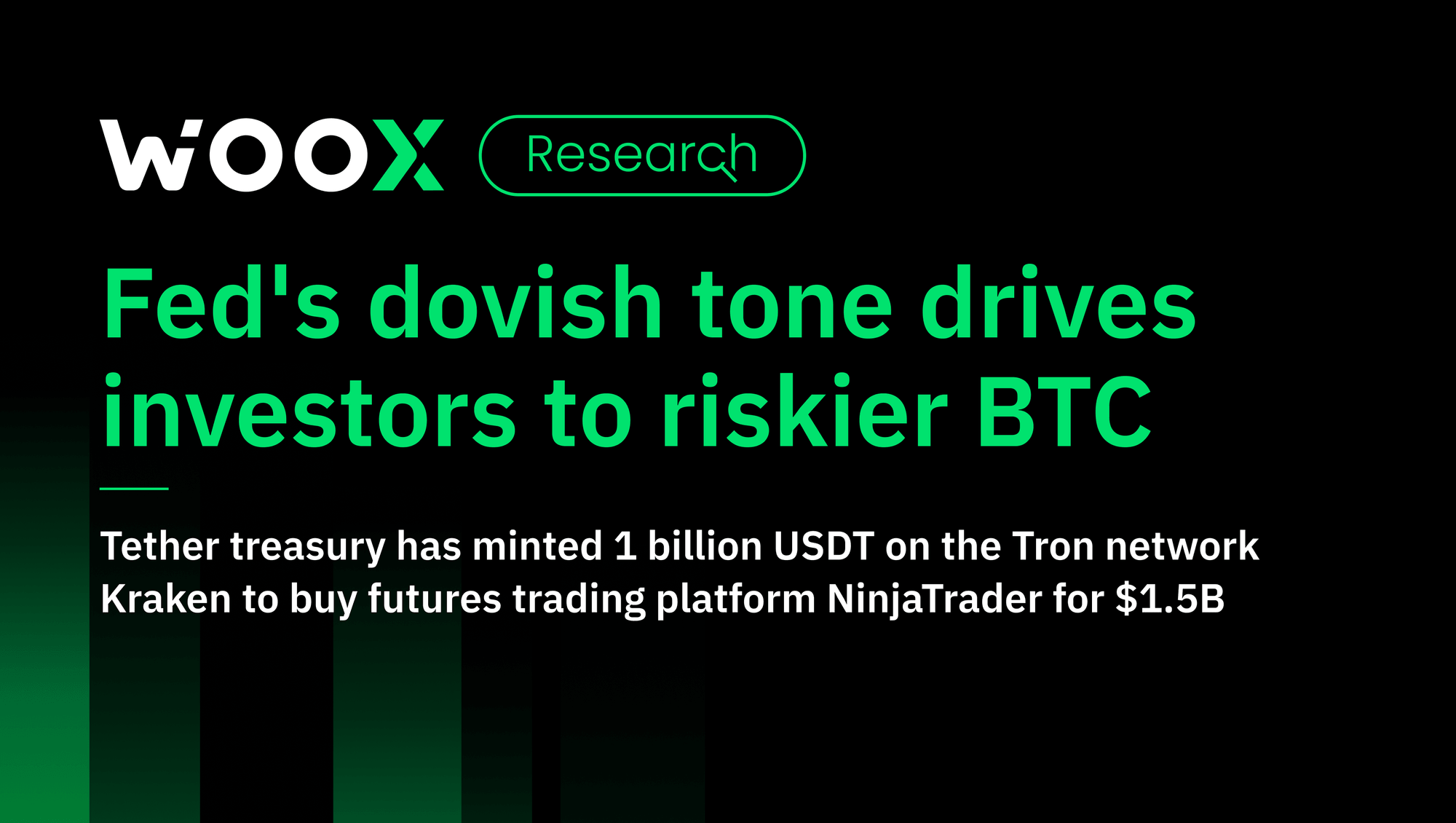 Fed's dovish tone drives investors to riskier BTC