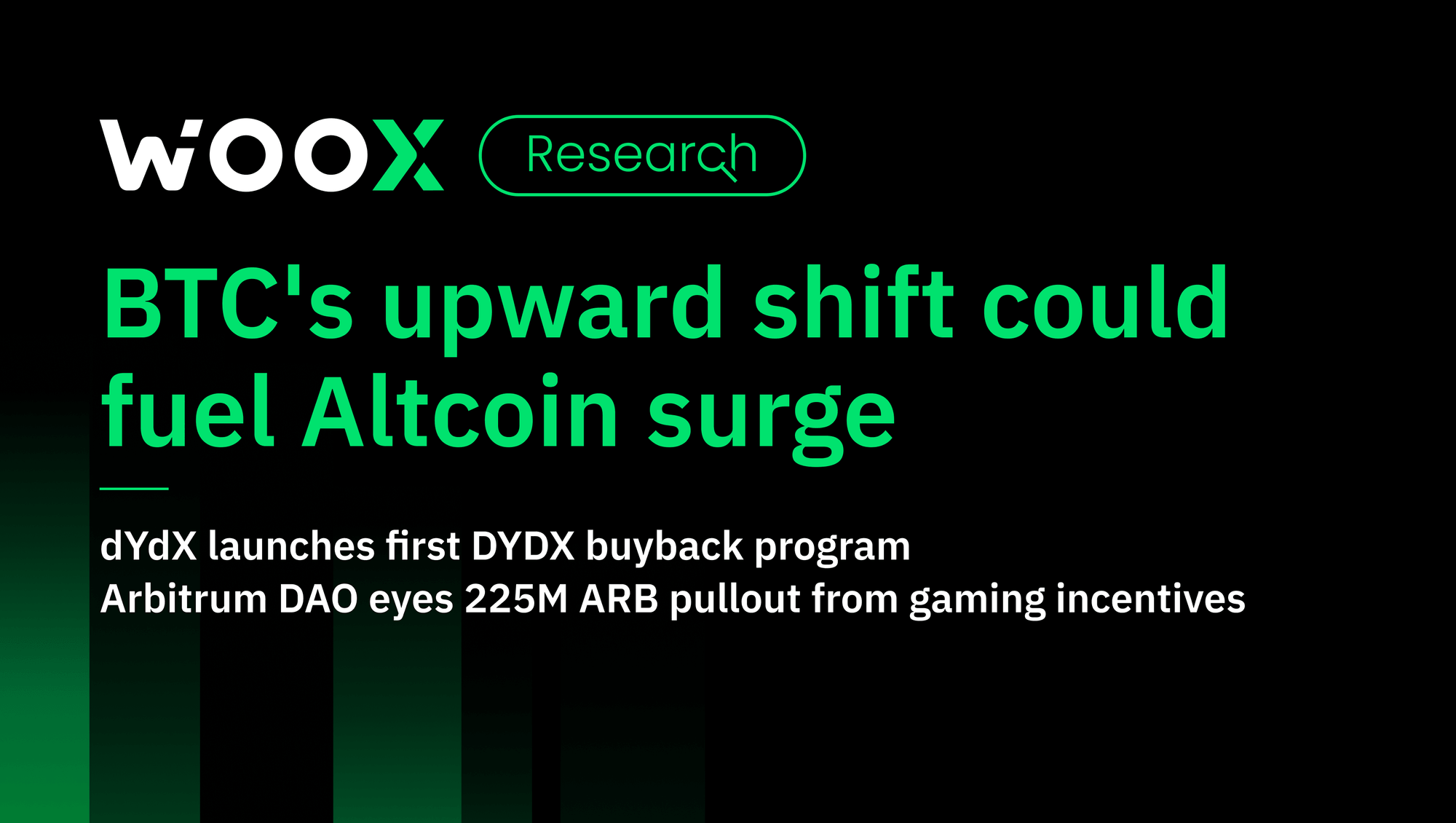 BTC's upward shift could fuel Altcoin surge